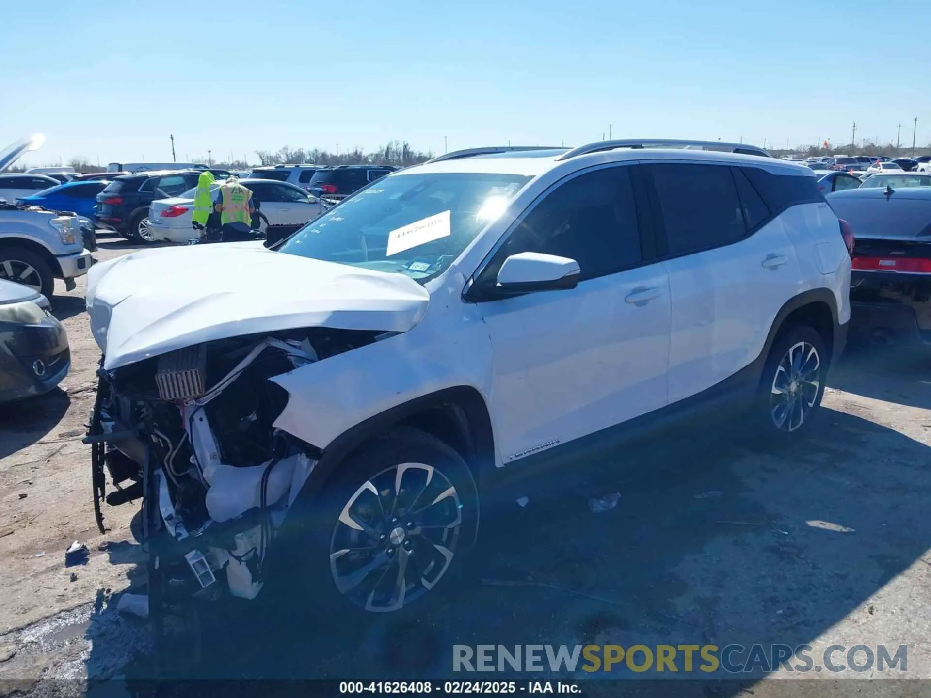 2 fotografías del automóvil dañado 3GKALVEG6RL325318 GMC TERRAIN 2024