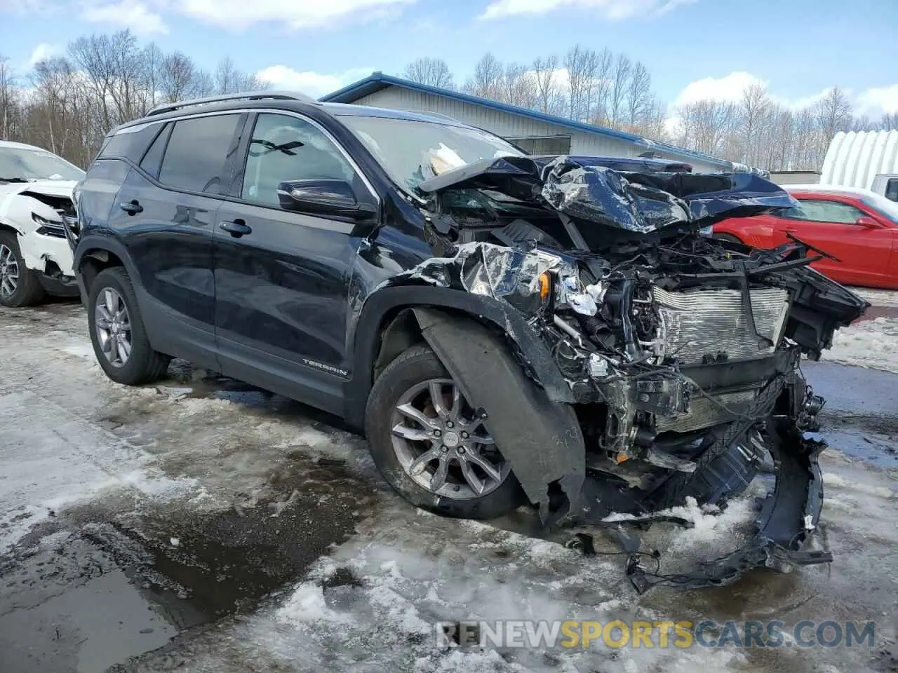 4 fotografías del automóvil dañado 3GKALVEG8RL152398 GMC TERRAIN 2024
