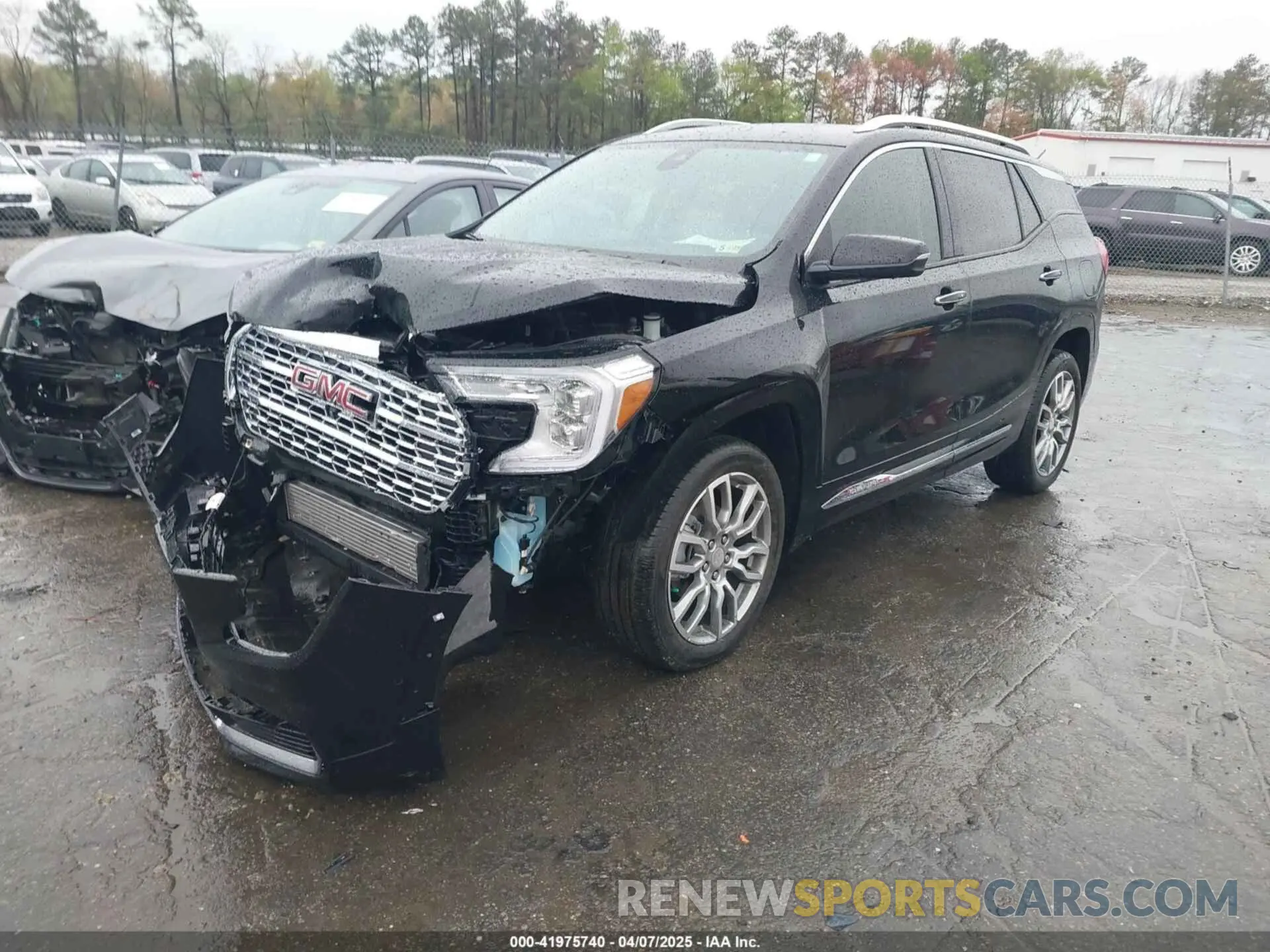 2 fotografías del automóvil dañado 3GKALXEG4RL117353 GMC TERRAIN 2024