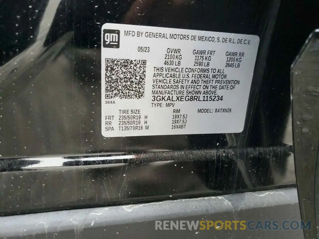15 fotografías del automóvil dañado 3GKALXEG8RL115234 GMC TERRAIN 2024
