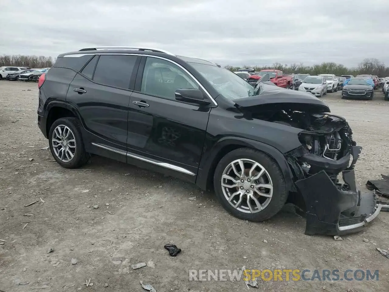 4 fotografías del automóvil dañado 3GKALXEG8RL115234 GMC TERRAIN 2024
