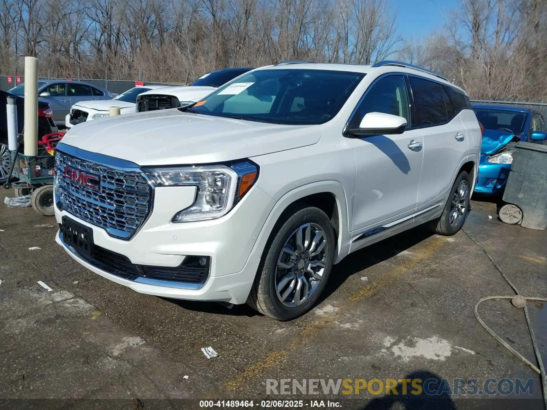 2 fotografías del automóvil dañado 3GKALXEG8RL375892 GMC TERRAIN 2024