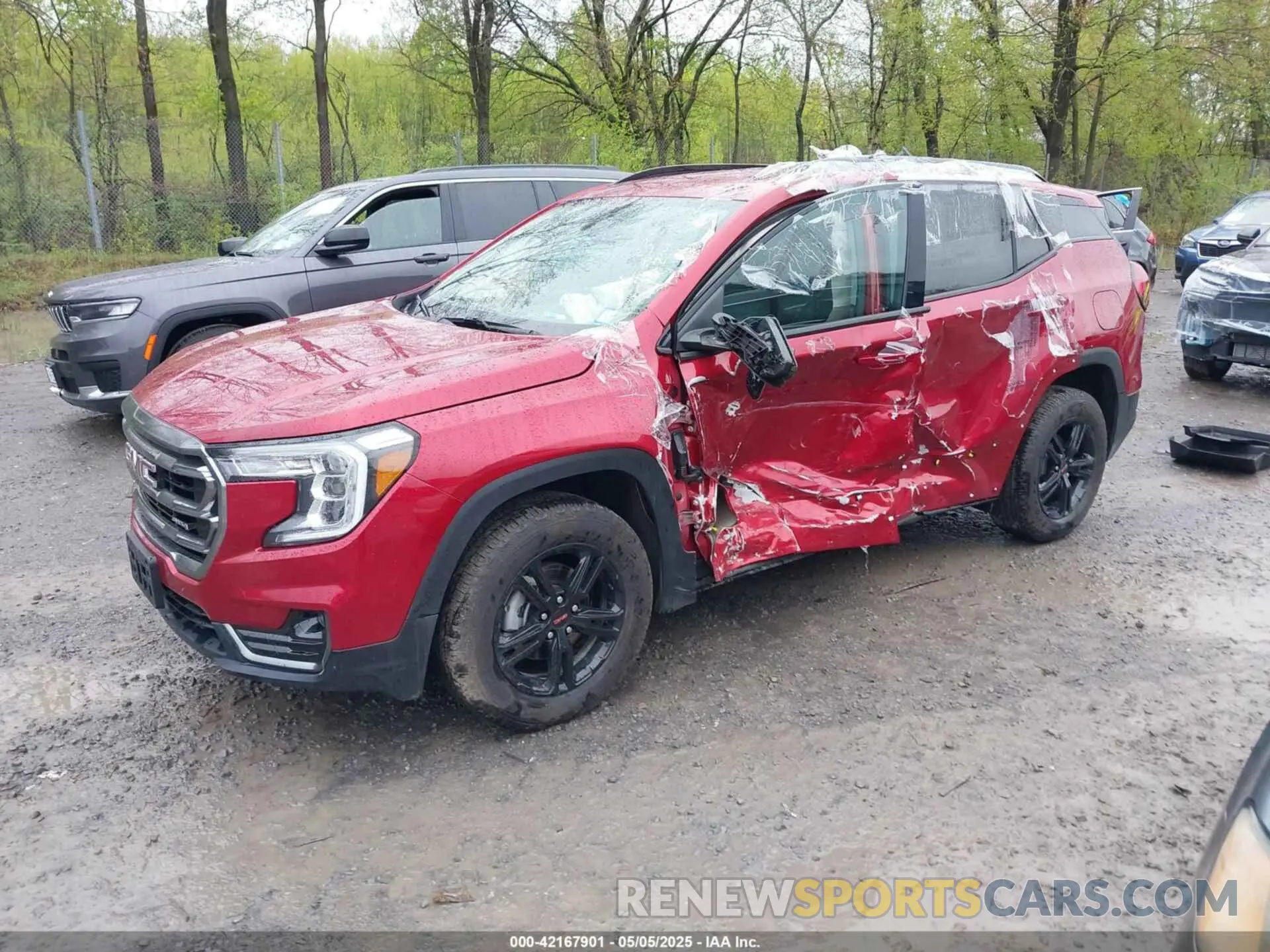2 fotografías del automóvil dañado 3GKALYEG0RL383037 GMC TERRAIN 2024