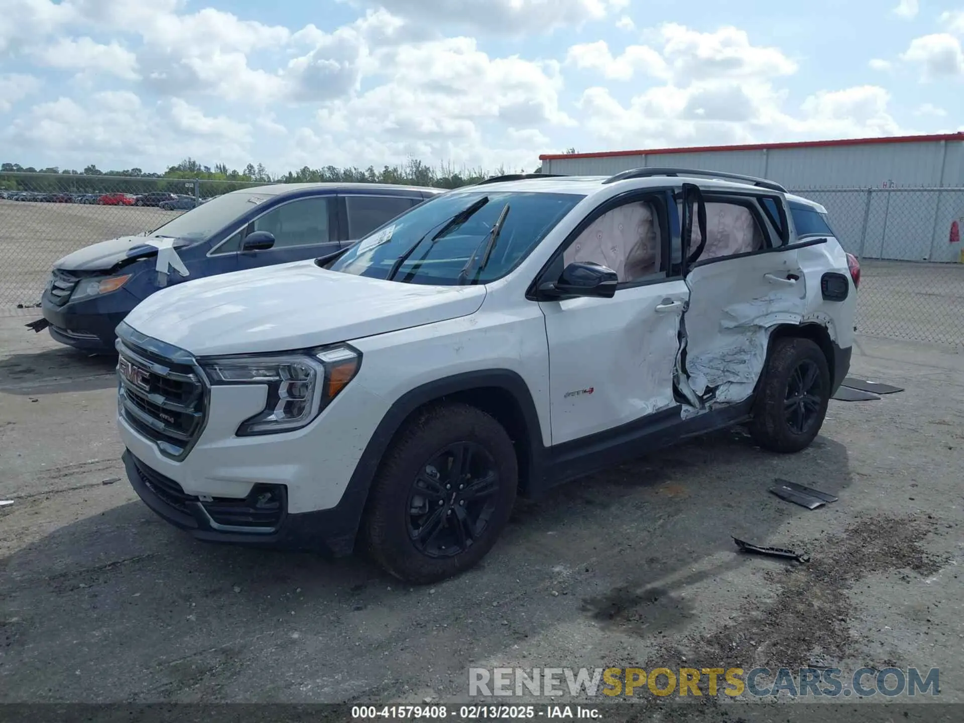 2 fotografías del automóvil dañado 3GKALYEG4RL380612 GMC TERRAIN 2024