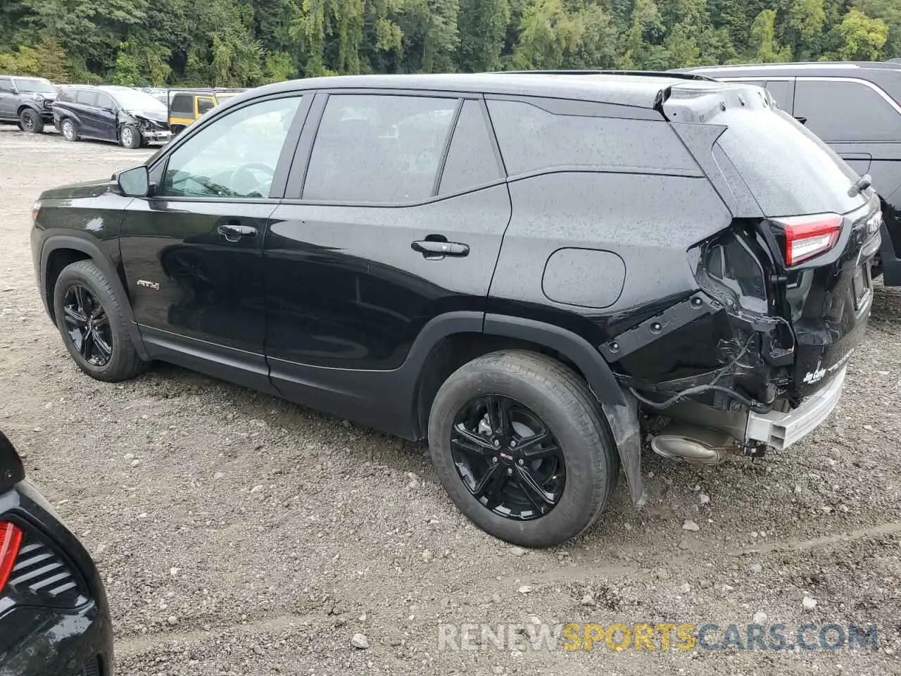 2 fotografías del automóvil dañado 3GKALYEV0NL314096 GMC TERRAIN AT 2022