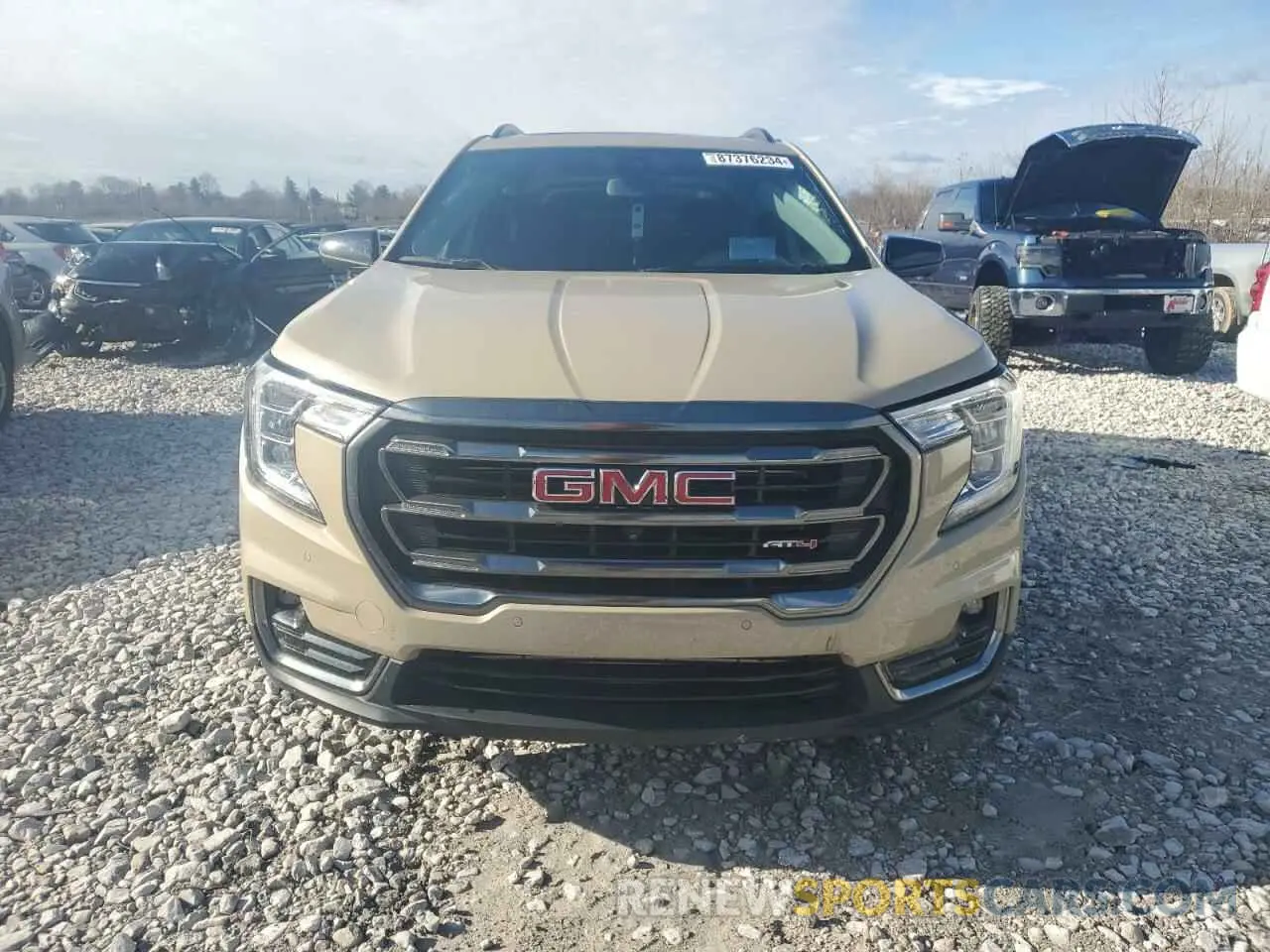 5 fotografías del automóvil dañado 3GKALYEV3NL262947 GMC TERRAIN AT 2022