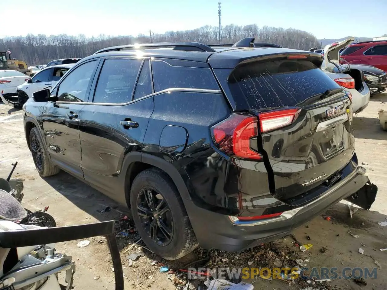 2 fotografías del automóvil dañado 3GKALYEV4NL301836 GMC TERRAIN AT 2022