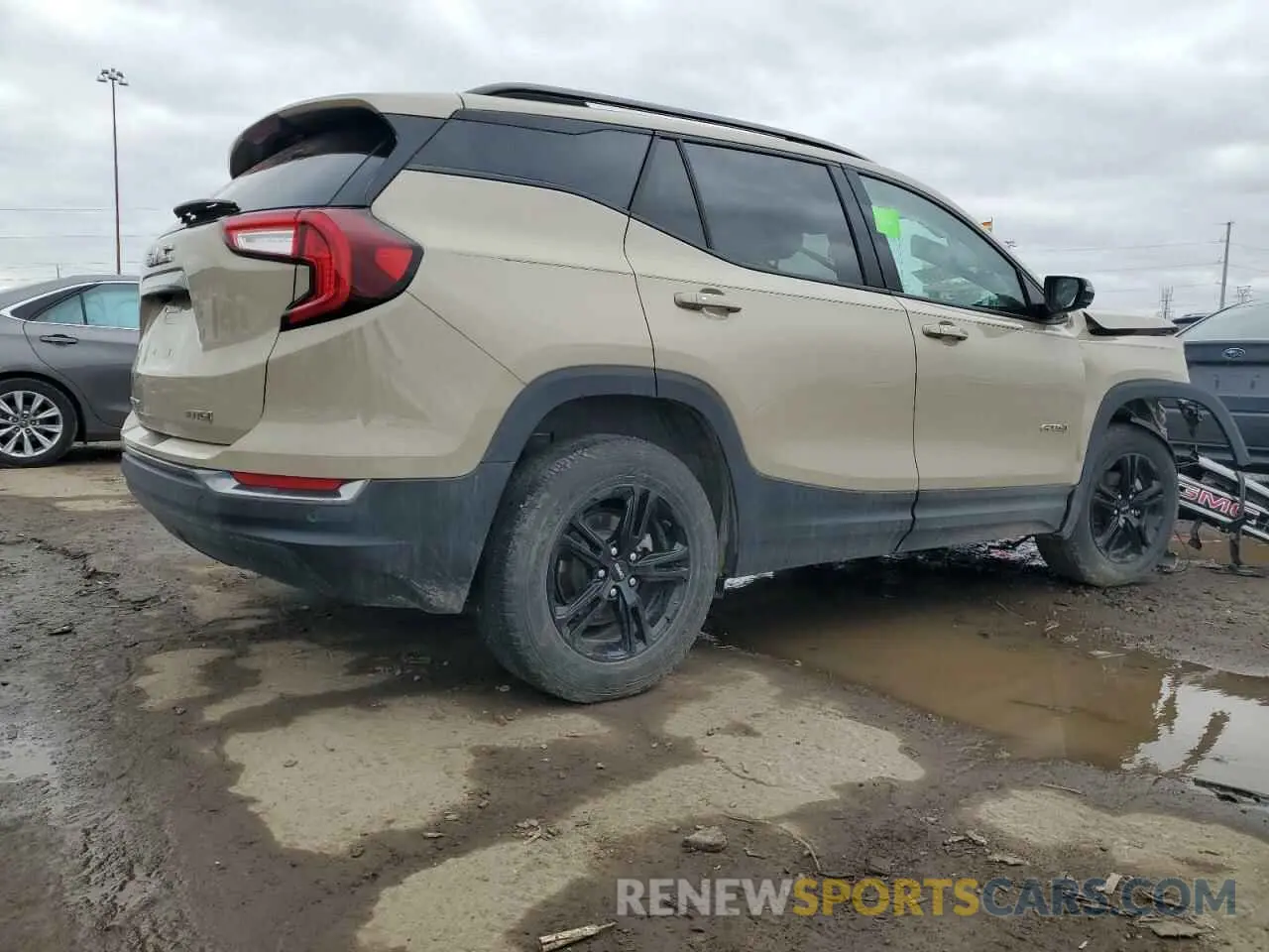 3 fotografías del automóvil dañado 3GKALYEV8NL293515 GMC TERRAIN AT 2022