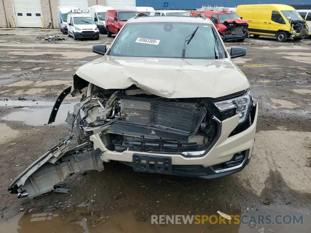 5 fotografías del automóvil dañado 3GKALYEV8NL293515 GMC TERRAIN AT 2022