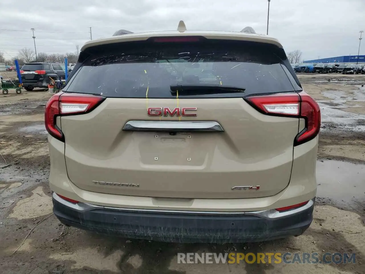 6 fotografías del automóvil dañado 3GKALYEV8NL293515 GMC TERRAIN AT 2022