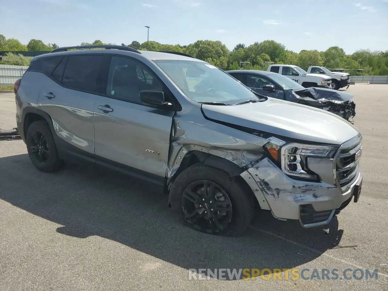 4 fotografías del automóvil dañado 3GKALYEG8PL244822 GMC TERRAIN AT 2023