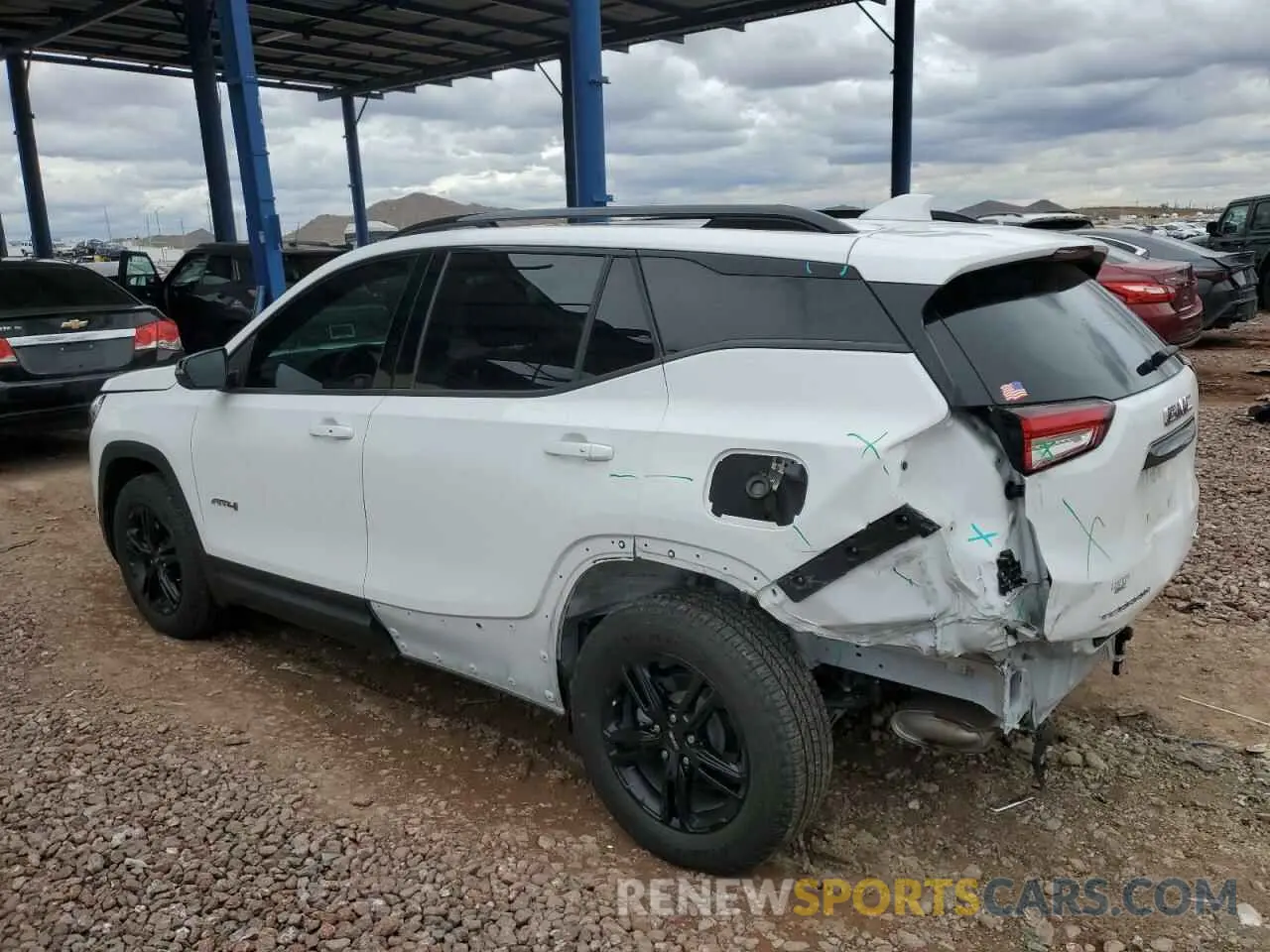 2 fotografías del automóvil dañado 3GKALYEG9PL158855 GMC TERRAIN AT 2023