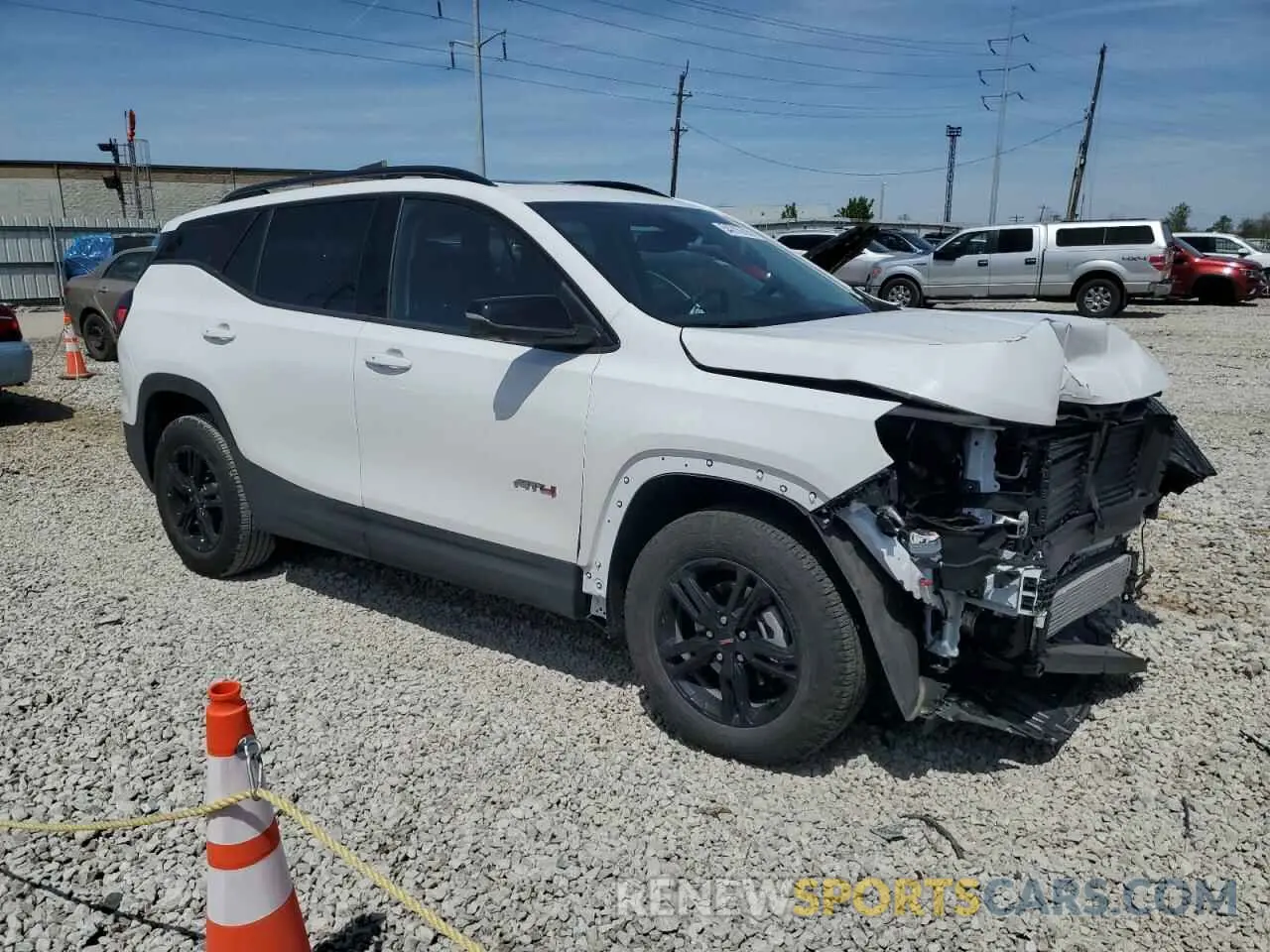 4 fotografías del automóvil dañado 3GKALYEG2RL168629 GMC TERRAIN AT 2024