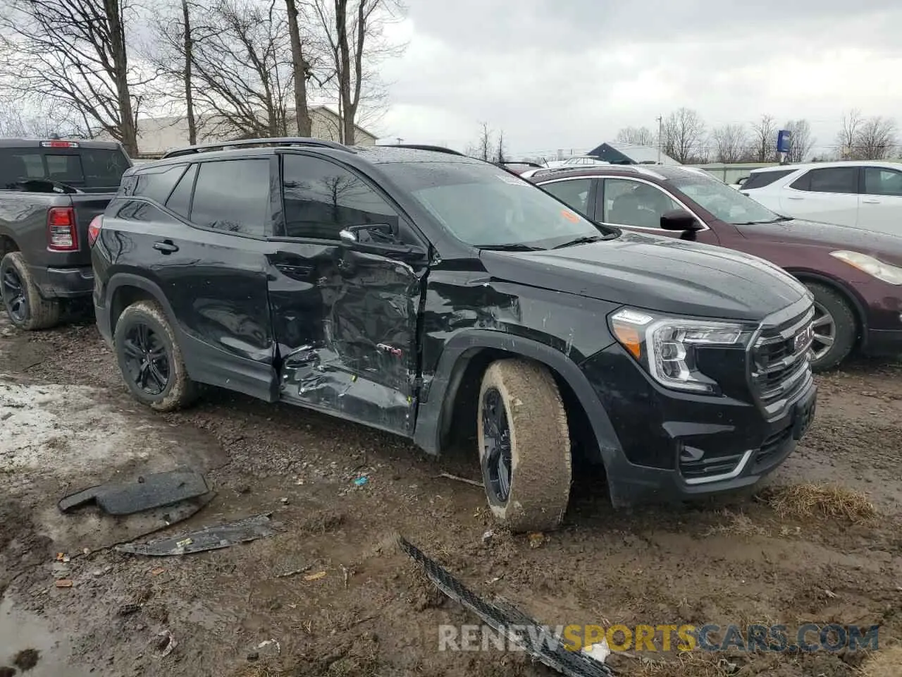 4 fotografías del automóvil dañado 3GKALYEG7RL177925 GMC TERRAIN AT 2024