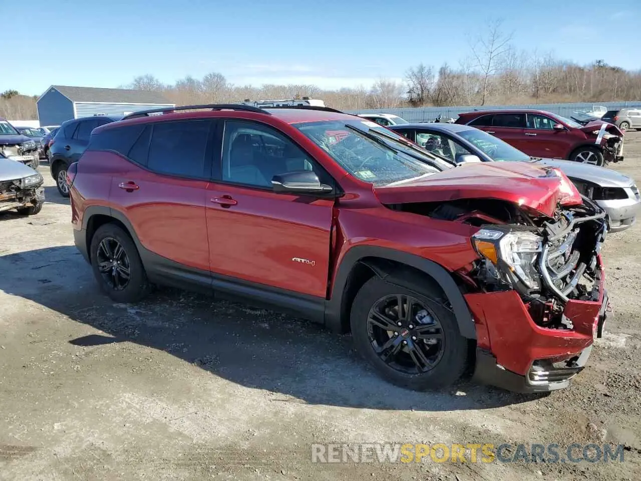 4 fotografías del automóvil dañado 3GKALYEG7RL281332 GMC TERRAIN AT 2024
