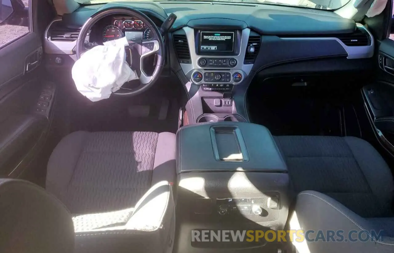 8 fotografías del automóvil dañado 1GKS1AKC9KR166202 GMC YUKON 2019