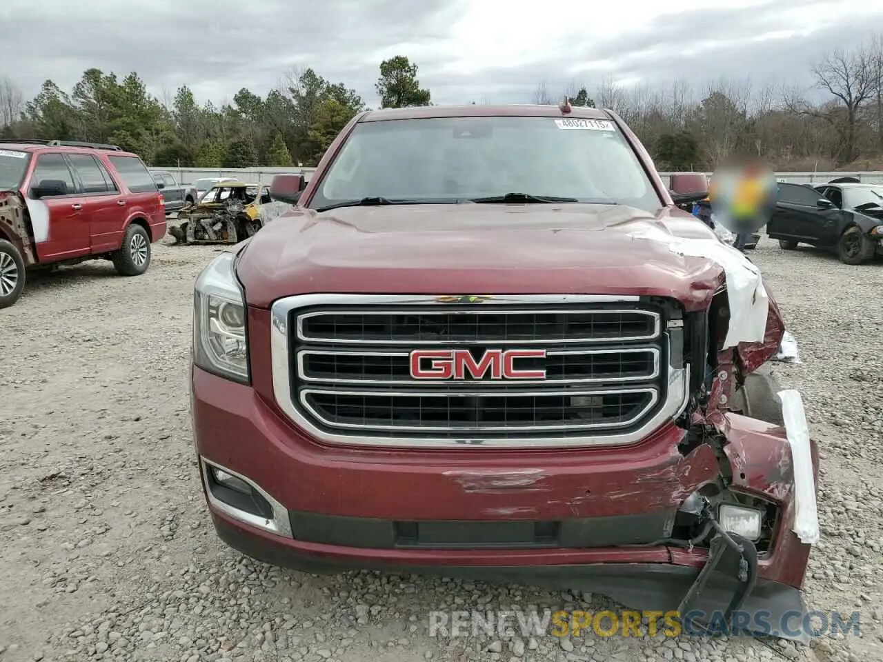 5 fotografías del automóvil dañado 1GKS1DKC2KR354691 GMC YUKON 2019
