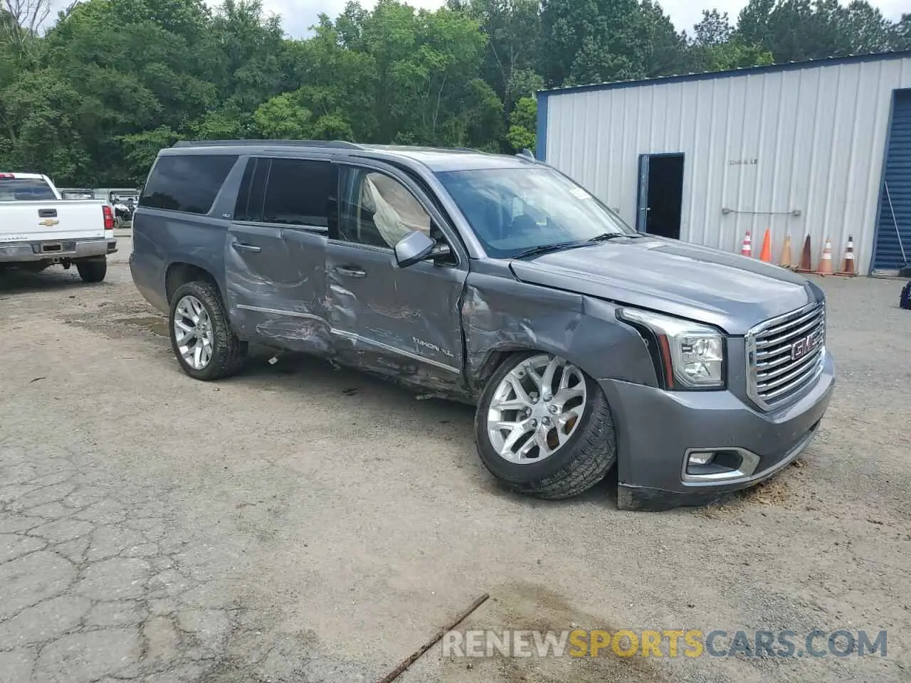 4 fotografías del automóvil dañado 1GKS1GKC0KR325305 GMC YUKON 2019
