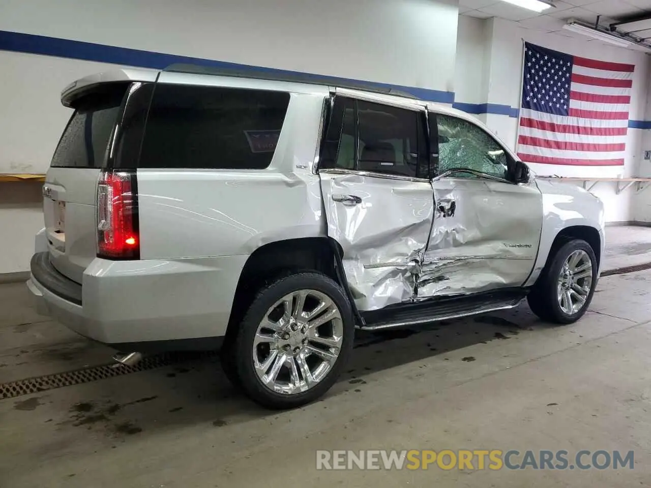 3 fotografías del automóvil dañado 1GKS2BKC0KR186986 GMC YUKON 2019