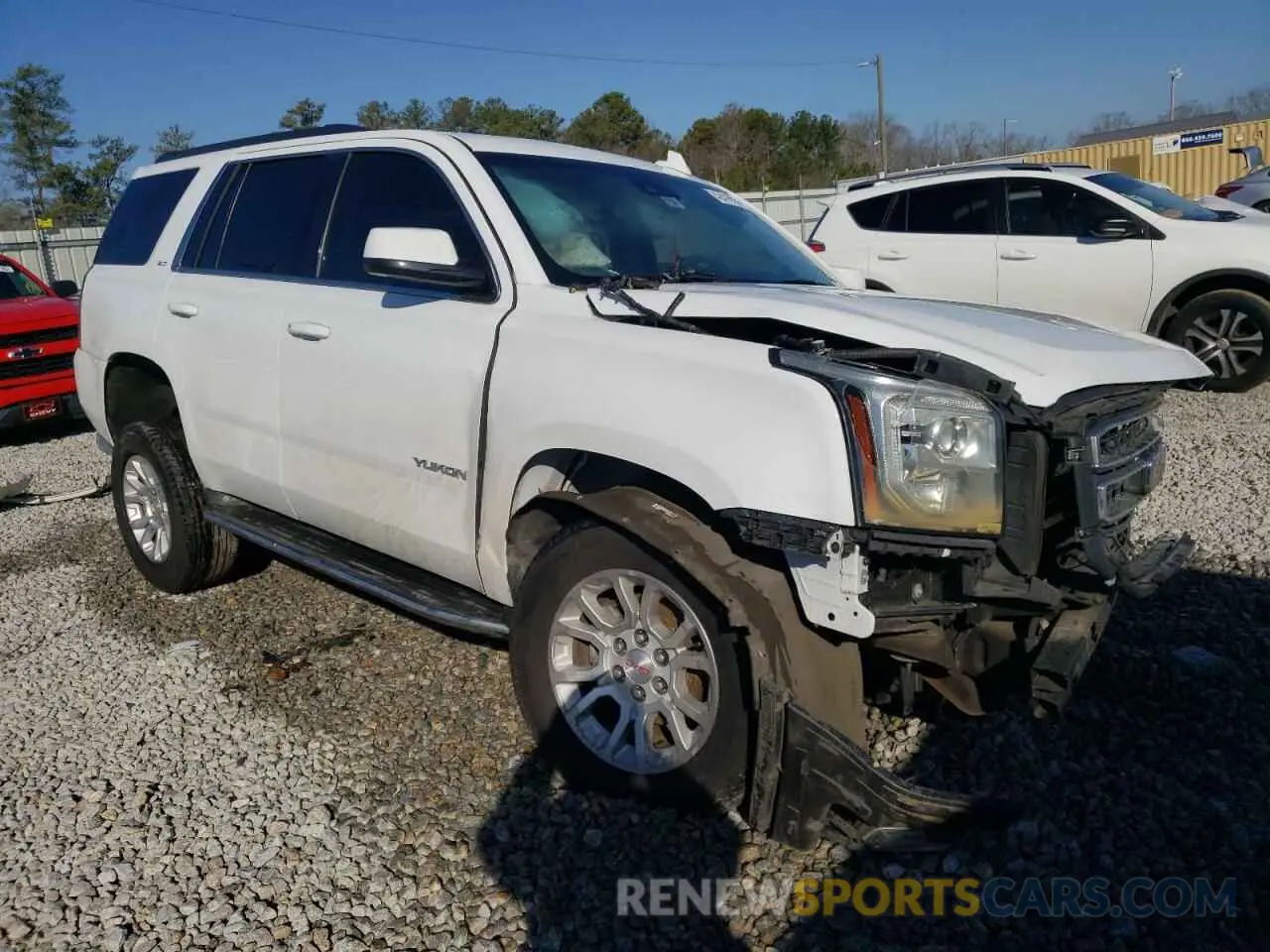4 fotografías del automóvil dañado 1GKS2BKC7KR170977 GMC YUKON 2019