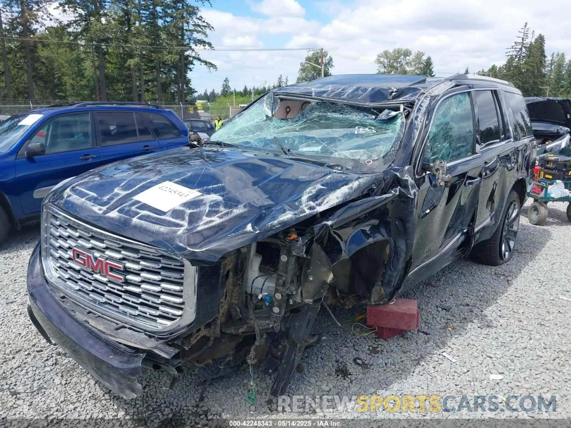 6 fotografías del automóvil dañado 1GKS2CKJ7KR186911 GMC YUKON 2019