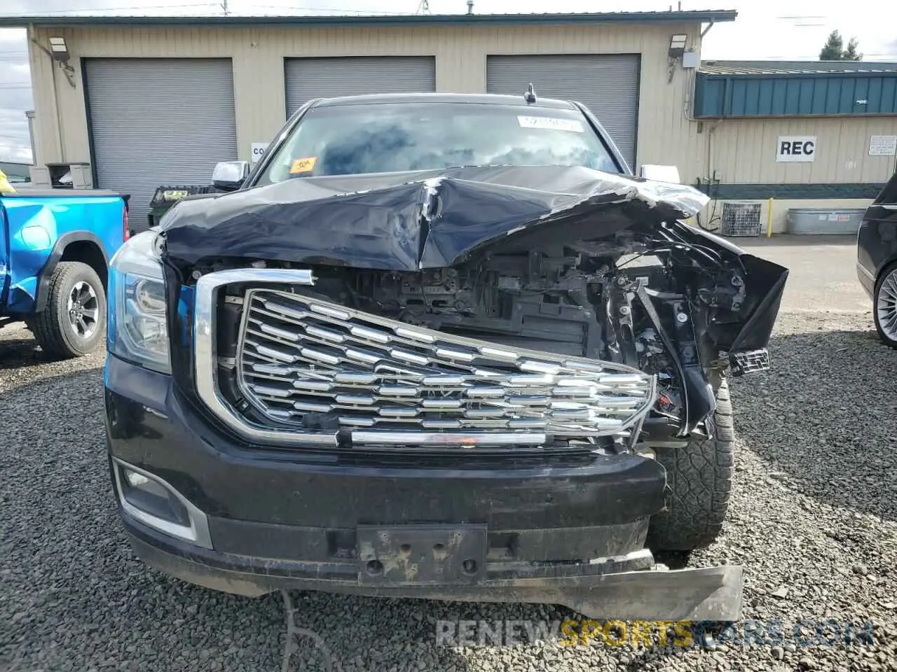 5 fotografías del automóvil dañado 1GKS2CKJXKR381028 GMC YUKON 2019