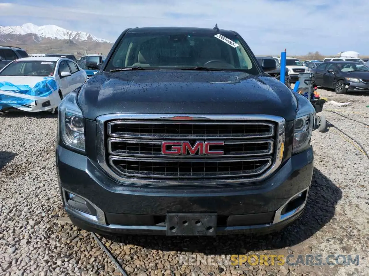 5 fotografías del automóvil dañado 1GKS2GKC4KR302722 GMC YUKON 2019