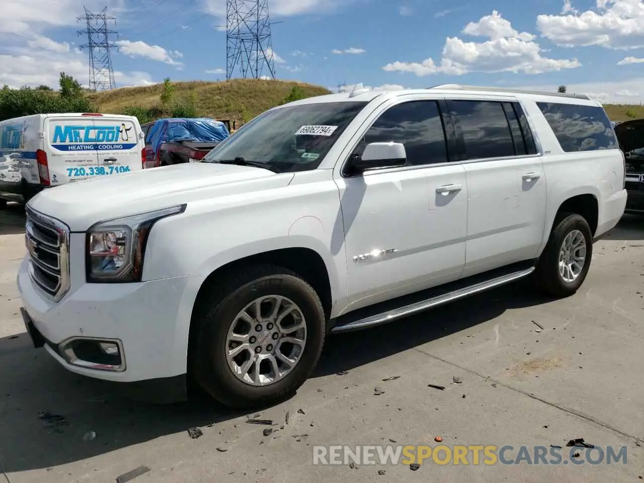 1 fotografías del automóvil dañado 1GKS2GKC5KR362816 GMC YUKON 2019