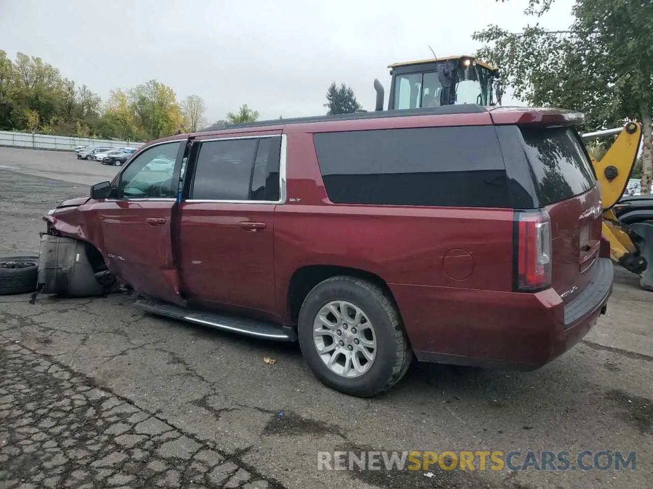 2 fotografías del automóvil dañado 1GKS2GKC6KR341781 GMC YUKON 2019