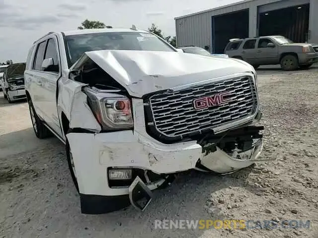 14 fotografías del automóvil dañado 1GKS1CKJ2LR179188 GMC YUKON 2020
