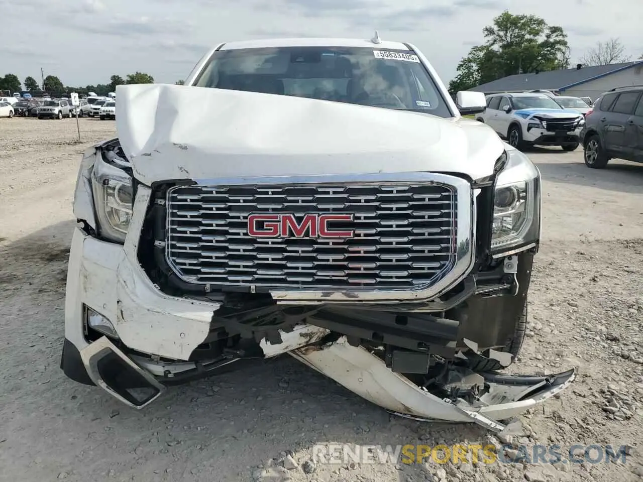 5 fotografías del automóvil dañado 1GKS1CKJ2LR179188 GMC YUKON 2020