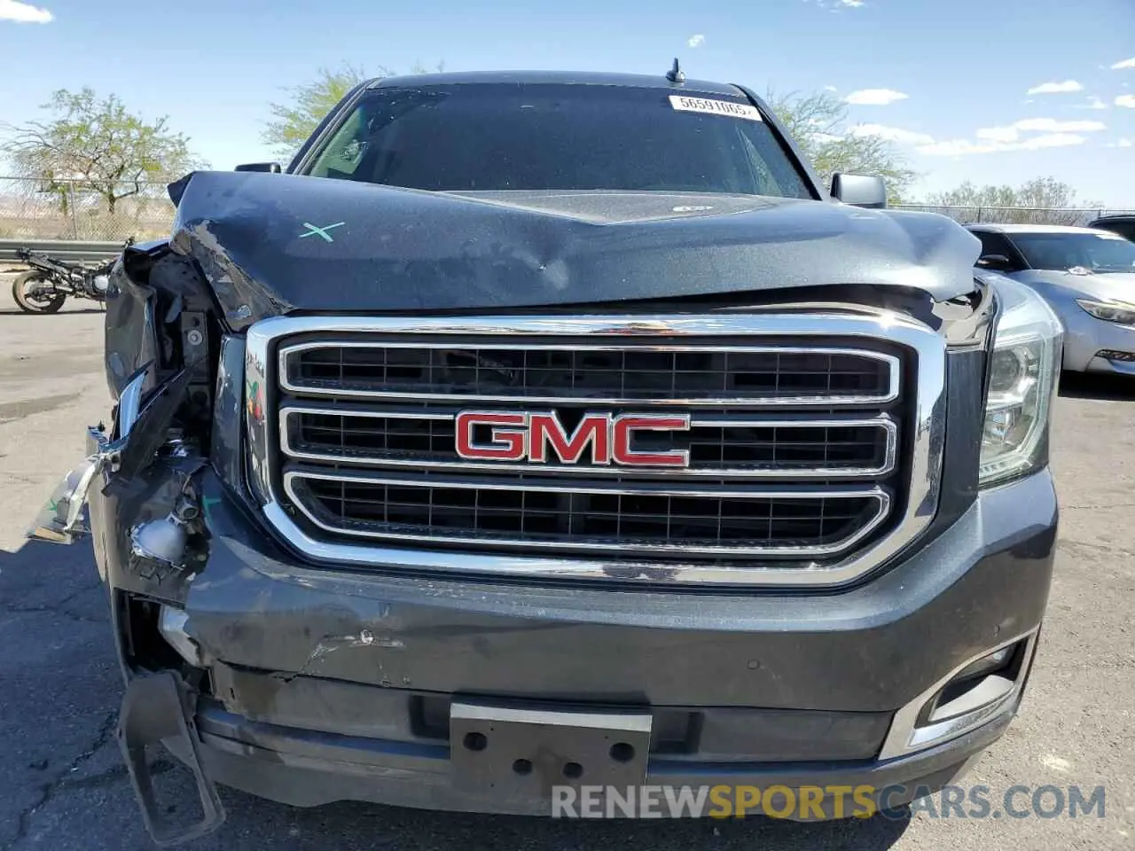 5 fotografías del automóvil dañado 1GKS2BKC2LR204423 GMC YUKON 2020