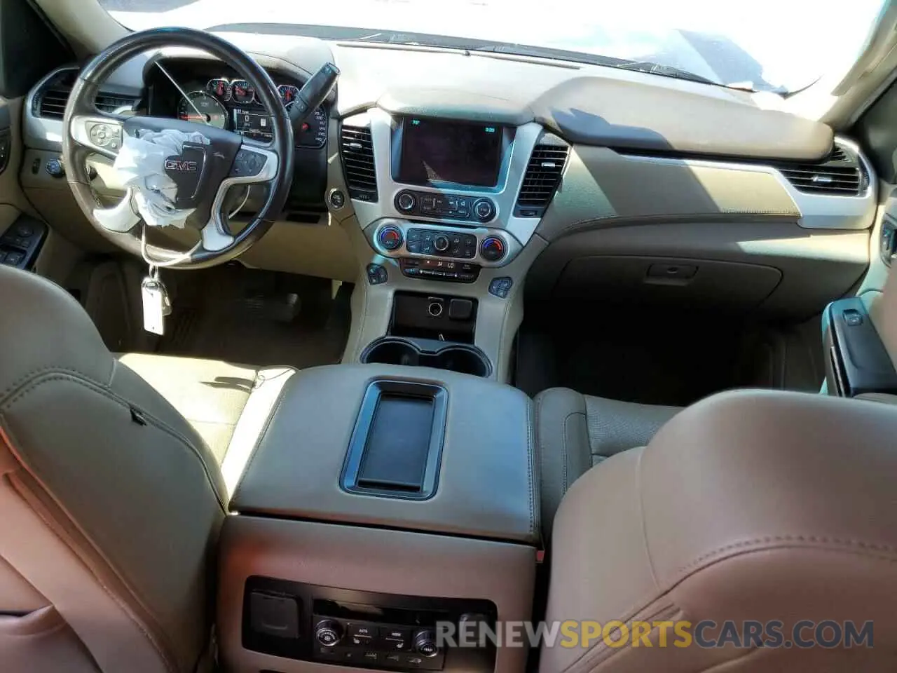 8 fotografías del automóvil dañado 1GKS2BKC2LR204423 GMC YUKON 2020