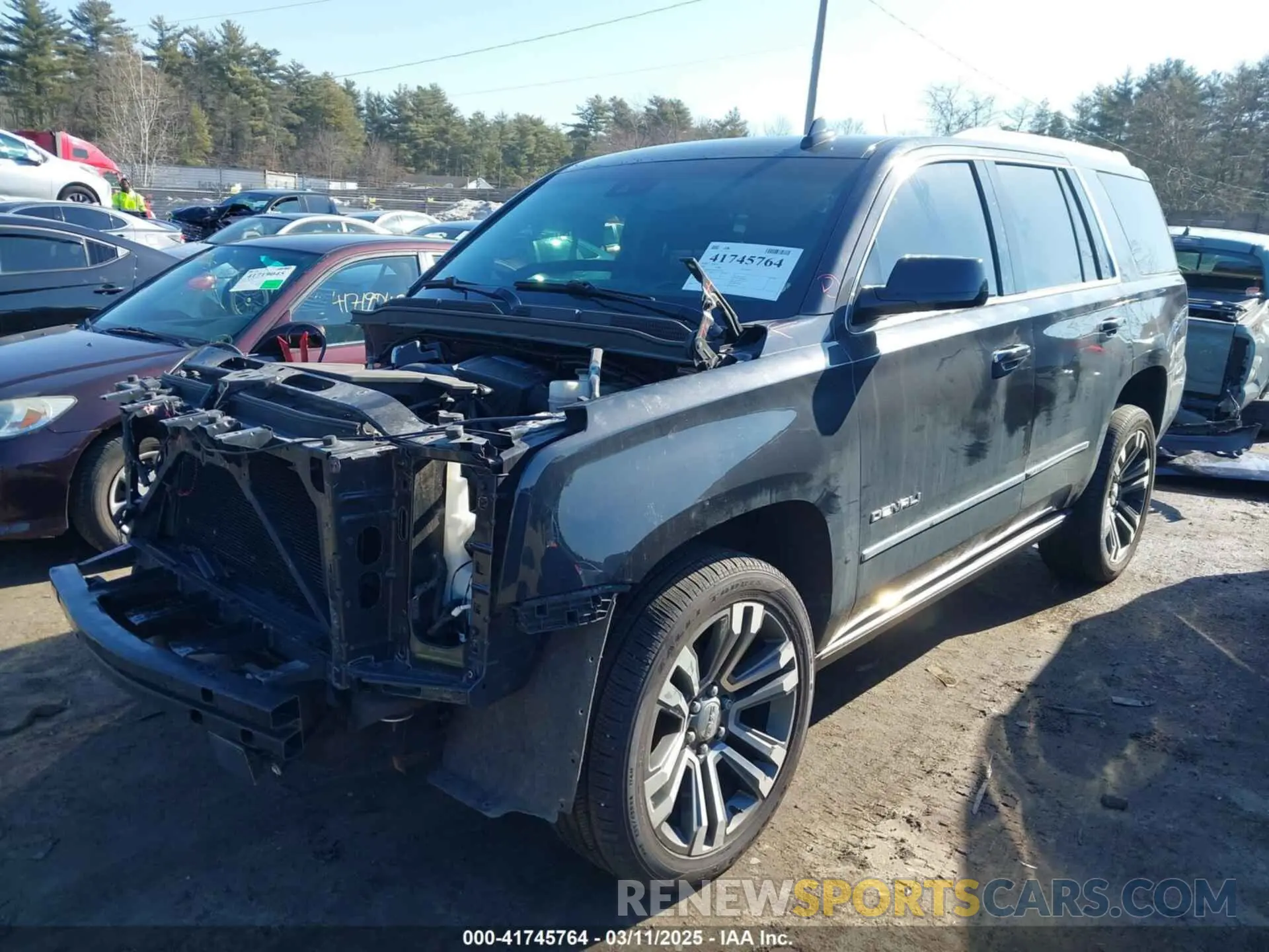 2 fotografías del automóvil dañado 1GKS2CKJXLR204111 GMC YUKON 2020