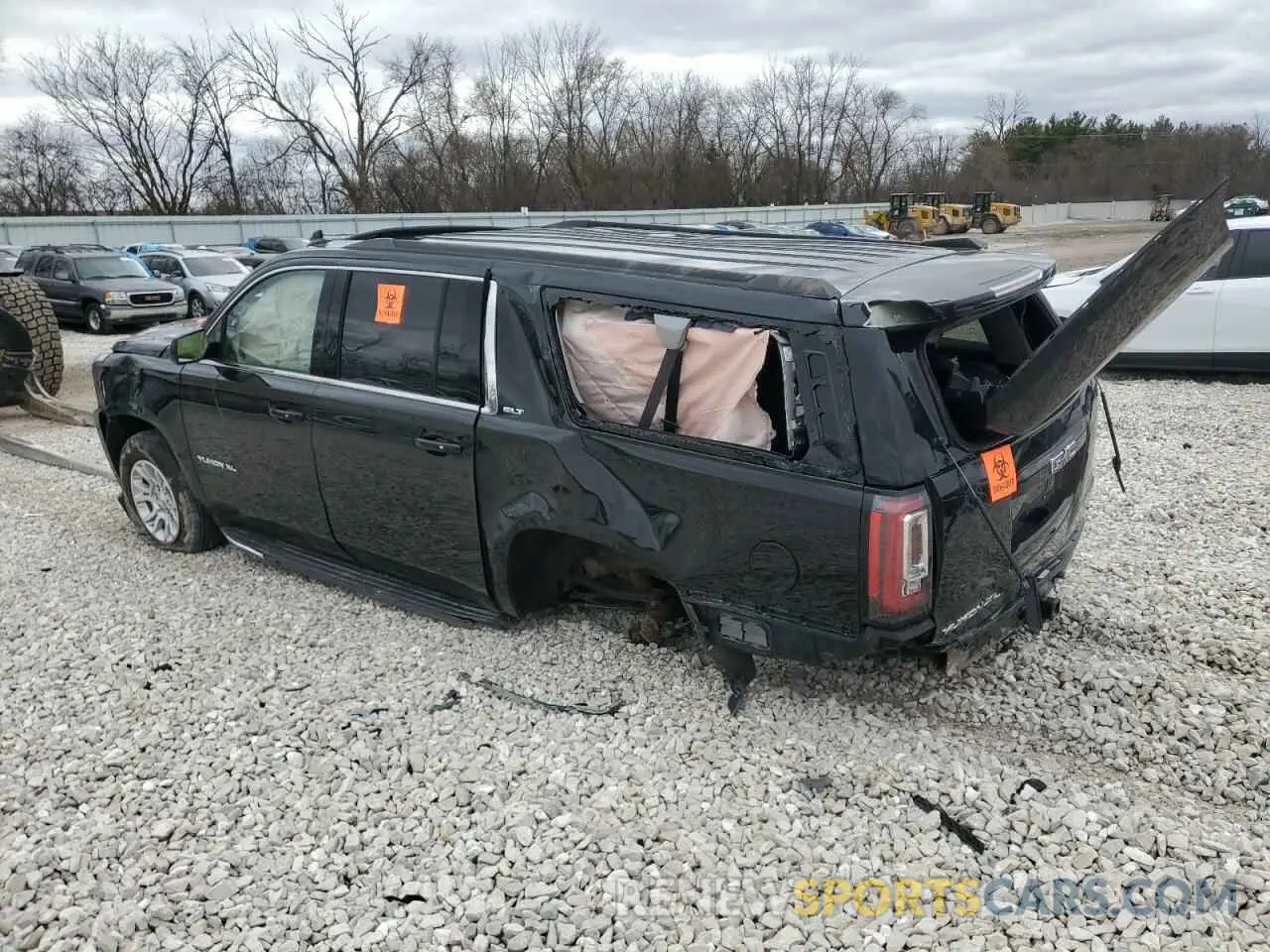 2 fotografías del automóvil dañado 1GKS2GKC6LR263083 GMC YUKON 2020