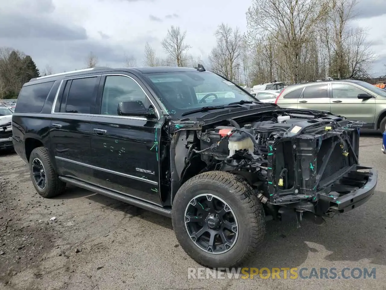 4 fotografías del automóvil dañado 1GKS2HKJ6LR303991 GMC YUKON 2020