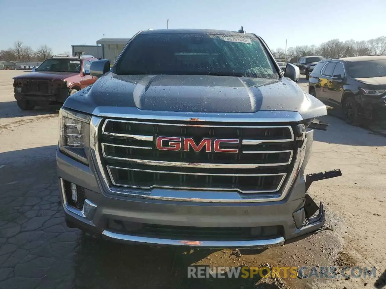 5 fotografías del automóvil dañado 1GKS1BKD9MR194633 GMC YUKON 2021