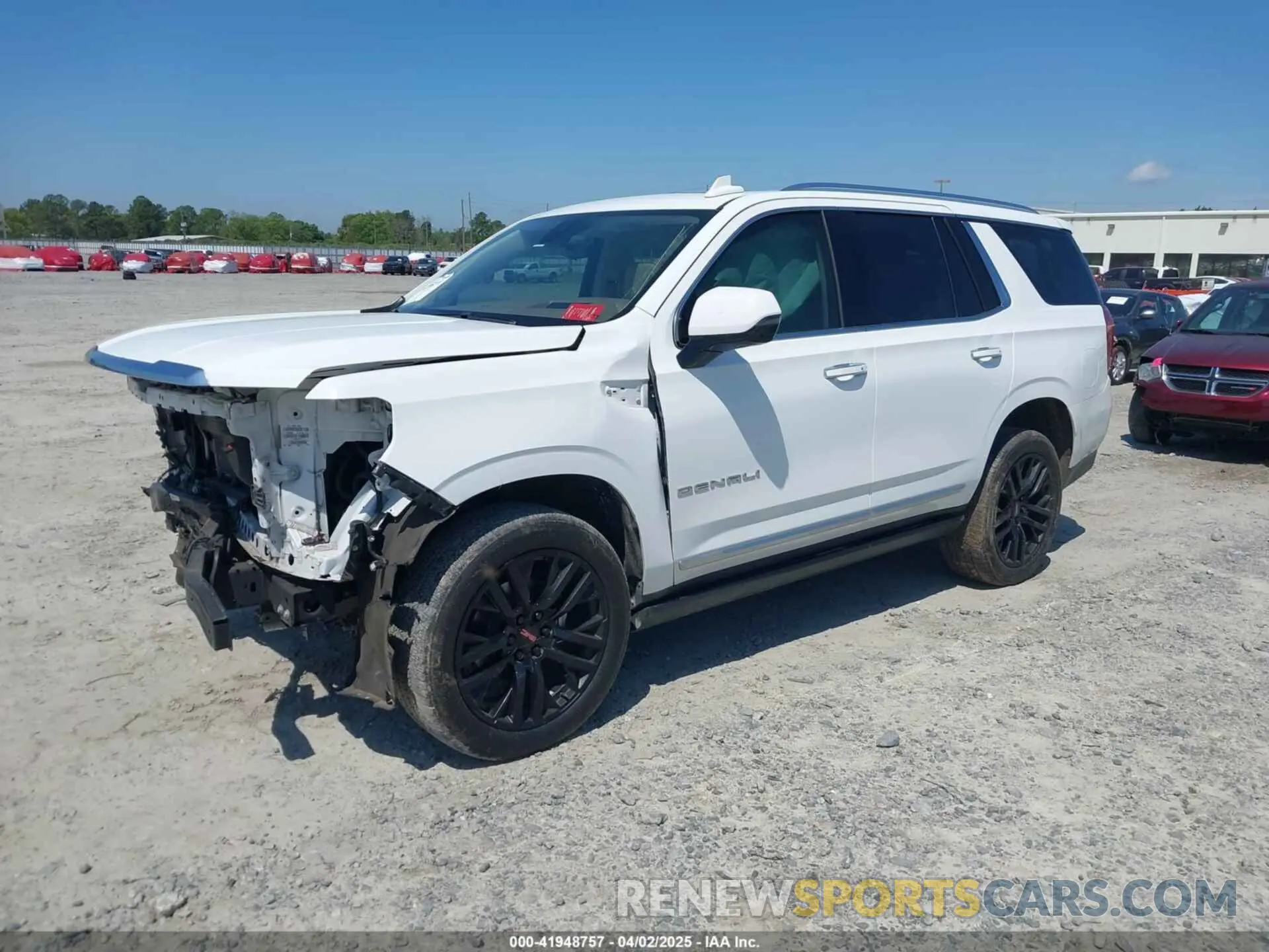 2 fotografías del automóvil dañado 1GKS1DKL2MR142019 GMC YUKON 2021