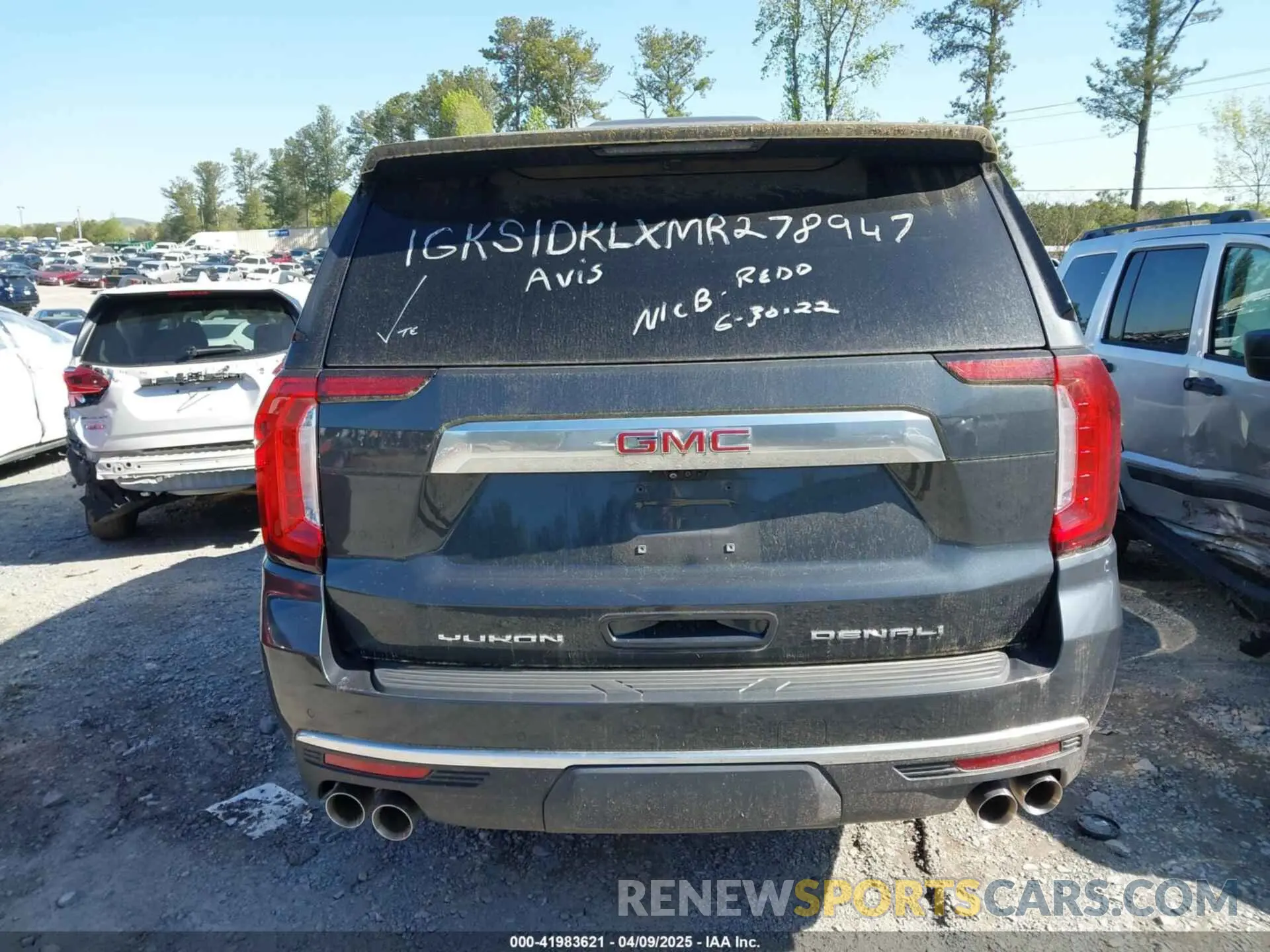 16 fotografías del automóvil dañado 1GKS1DKLXMR278947 GMC YUKON 2021