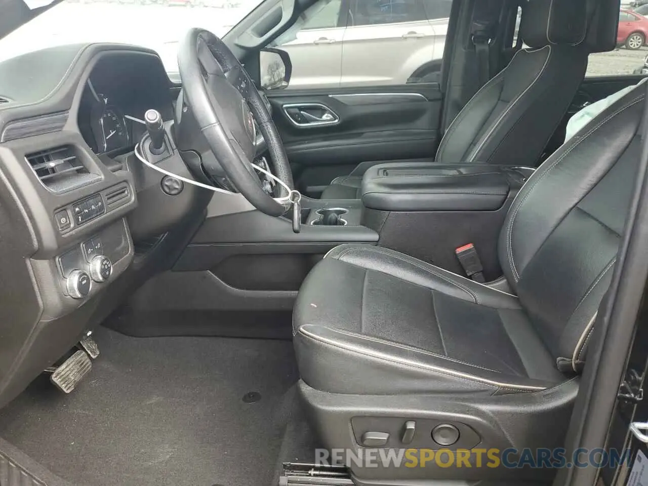 7 fotografías del automóvil dañado 1GKS1GKD8MR297006 GMC YUKON 2021