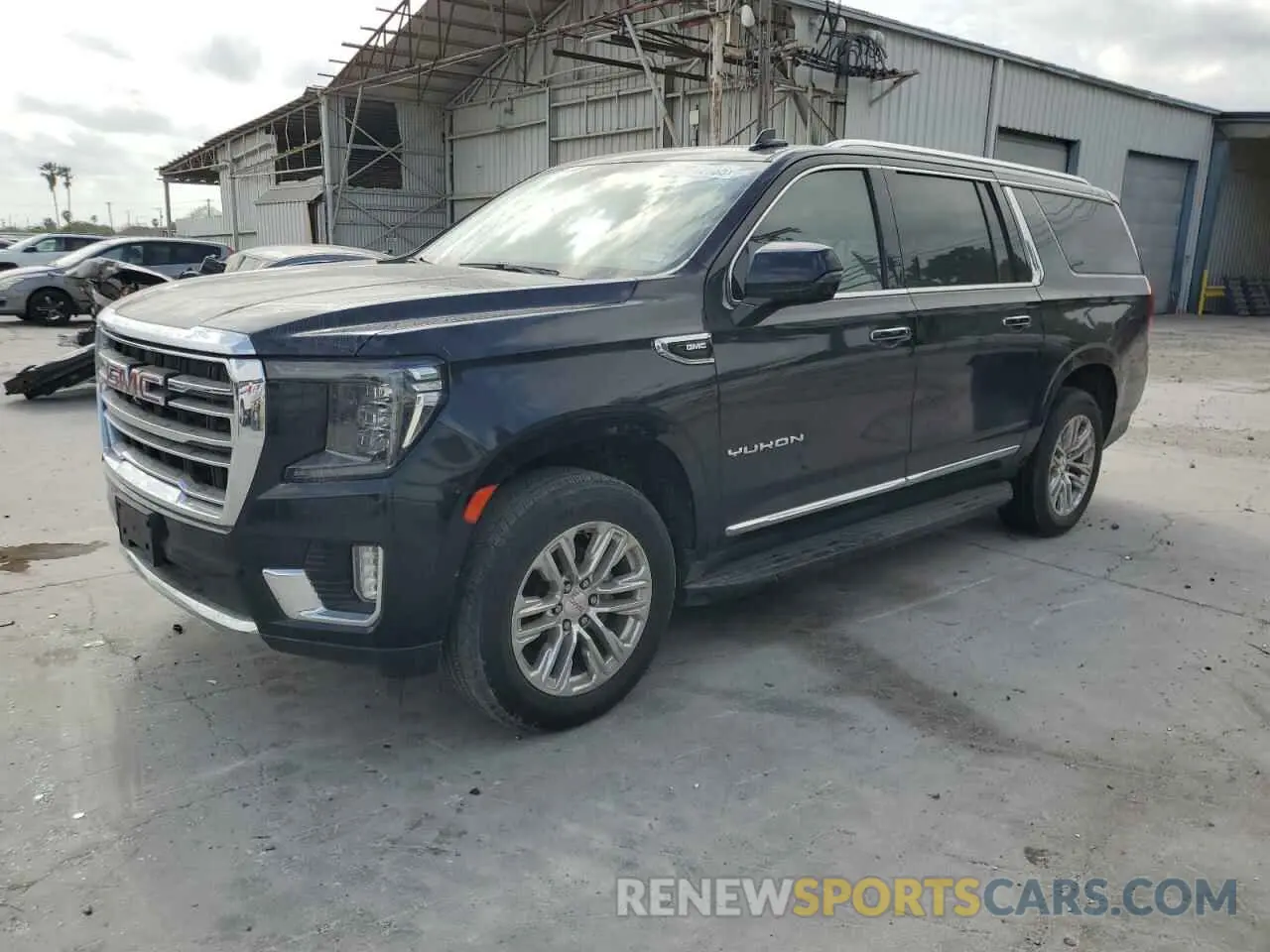 1 fotografías del automóvil dañado 1GKS1GKD8MR488604 GMC YUKON 2021