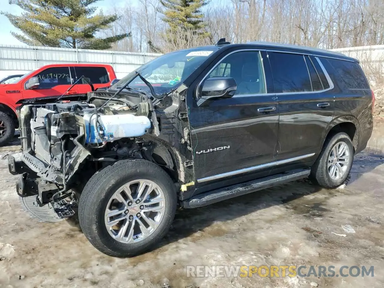 1 fotografías del automóvil dañado 1GKS2BKD2MR117308 GMC YUKON 2021