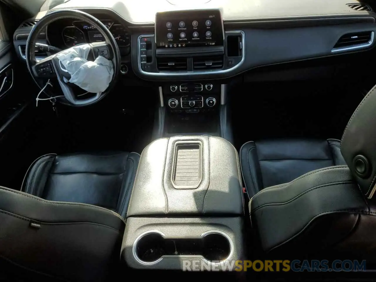 8 fotografías del automóvil dañado 1GKS2BKD2MR117308 GMC YUKON 2021
