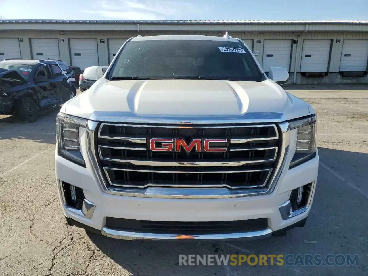 5 fotografías del automóvil dañado 1GKS2BKD2MR148235 GMC YUKON 2021