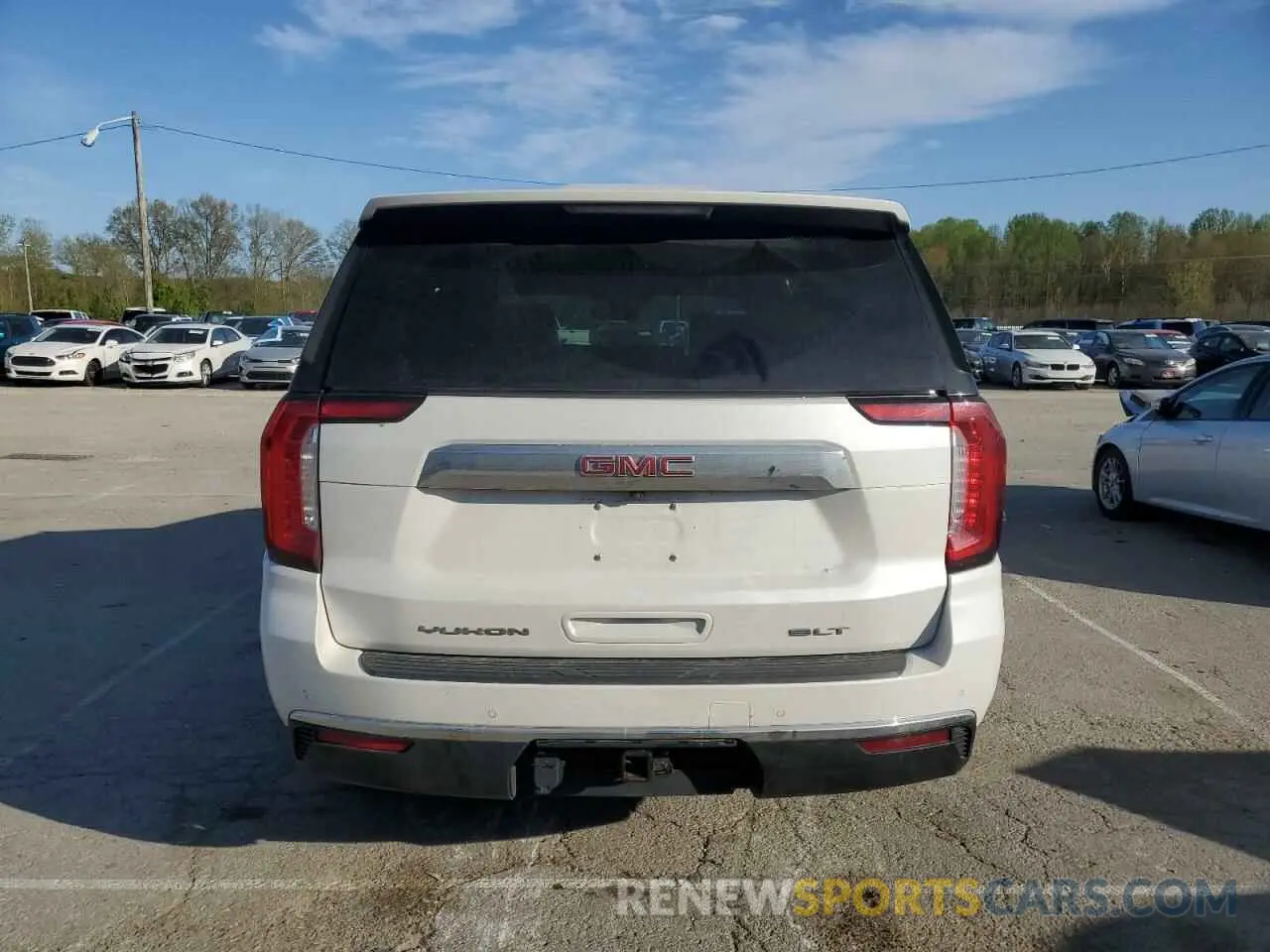 6 fotografías del automóvil dañado 1GKS2BKD2MR148235 GMC YUKON 2021