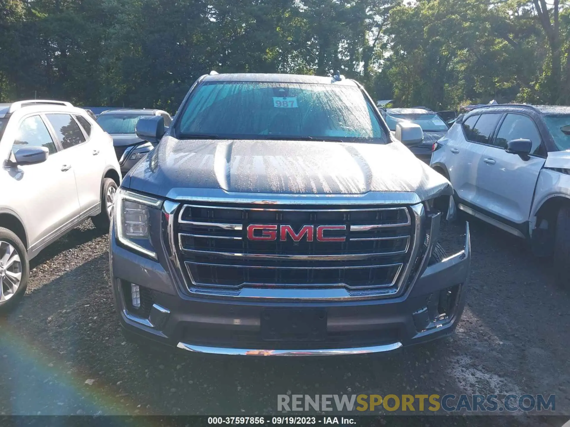 12 fotografías del automóvil dañado 1GKS2BKD4MR116497 GMC YUKON 2021