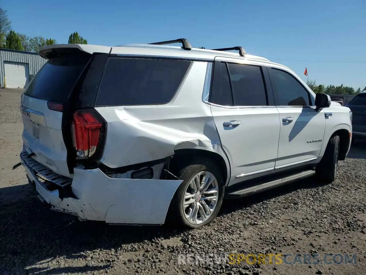3 fotografías del automóvil dañado 1GKS2BKD5MR111406 GMC YUKON 2021