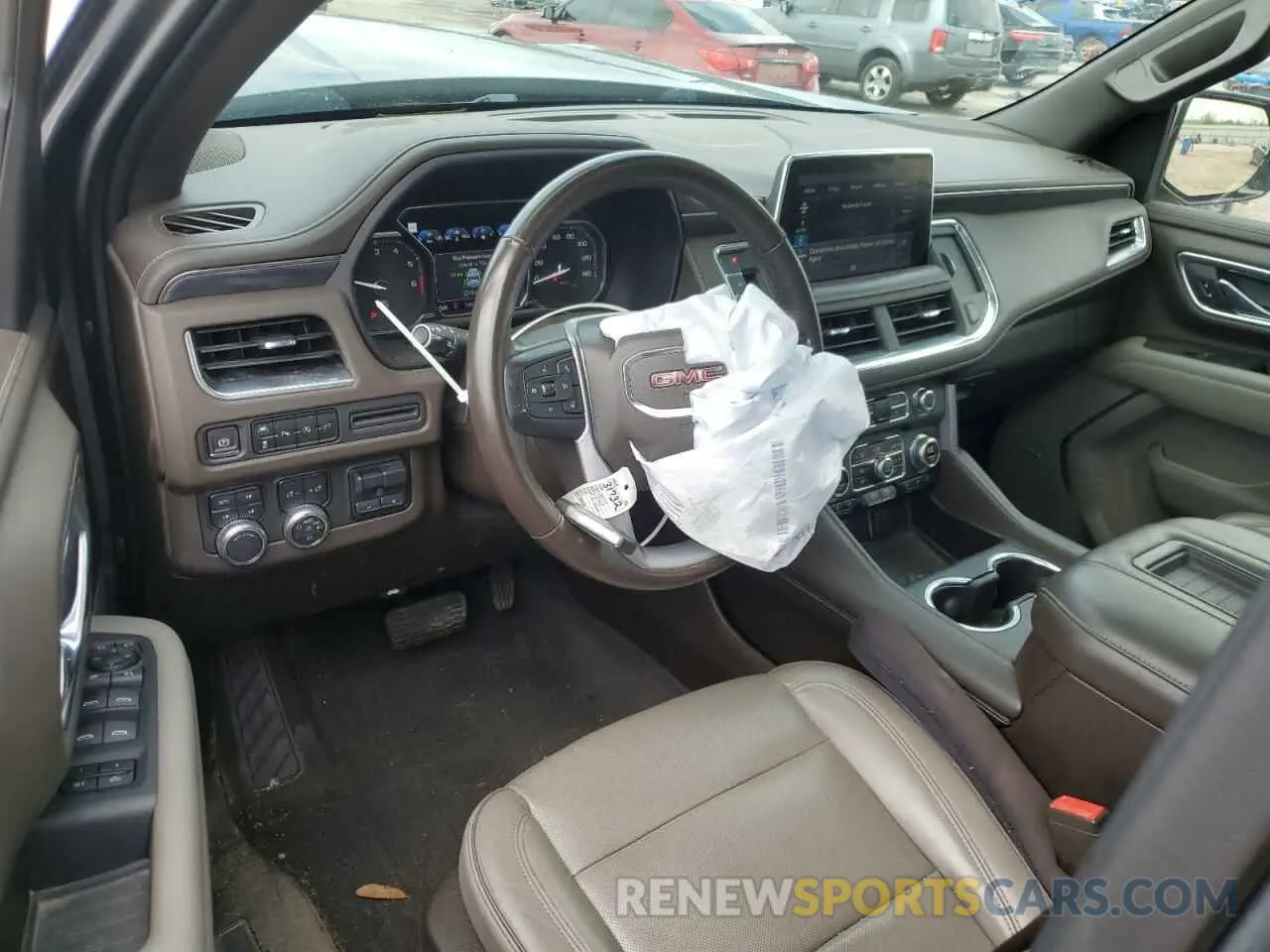 8 fotografías del automóvil dañado 1GKS2BKD7MR118891 GMC YUKON 2021