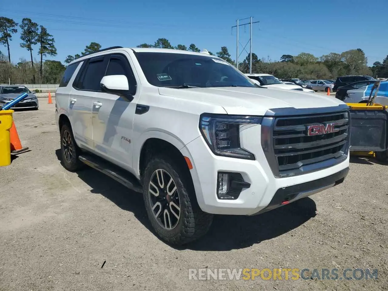 4 fotografías del automóvil dañado 1GKS2CKD0MR480616 GMC YUKON 2021