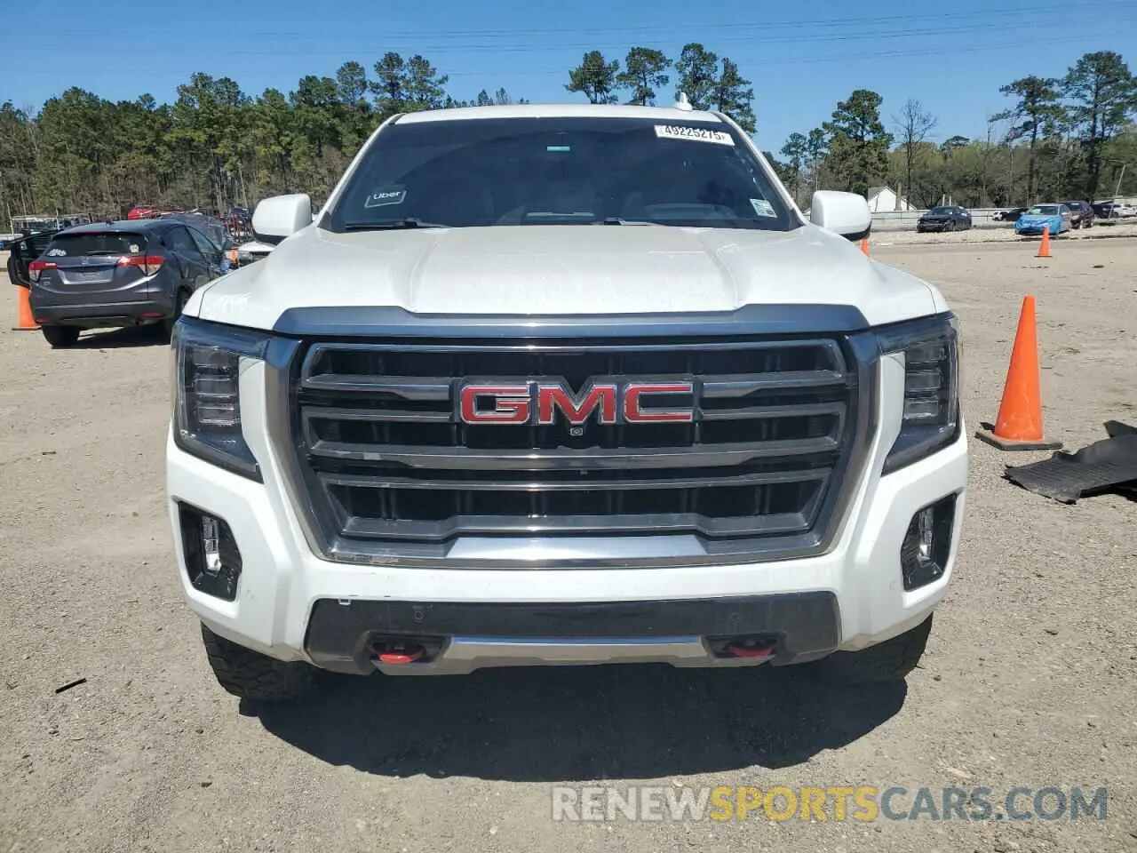 5 fotografías del automóvil dañado 1GKS2CKD0MR480616 GMC YUKON 2021
